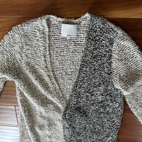 3.1 Phillip Lim Slouchy Tie Two-Toned Cardigan size XS - Picture 3 of 6